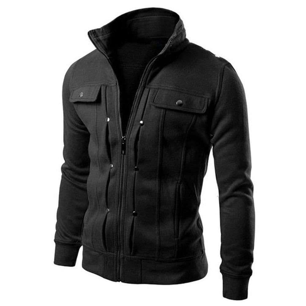 Men's Fleece Plain Jacket- Mexican Style