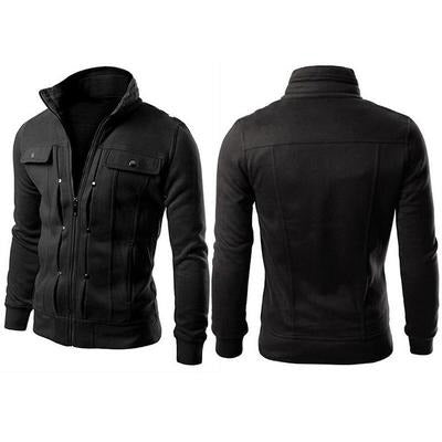 Men's Fleece Plain Jacket- Mexican Style